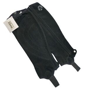 AUKEN Super Suede Half Chaps 16.5” & 12” calf (6” lay flat, unstretched)